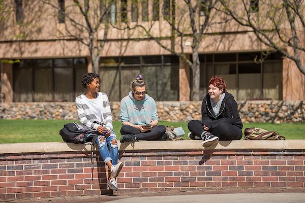 Students outside of Turner Hall